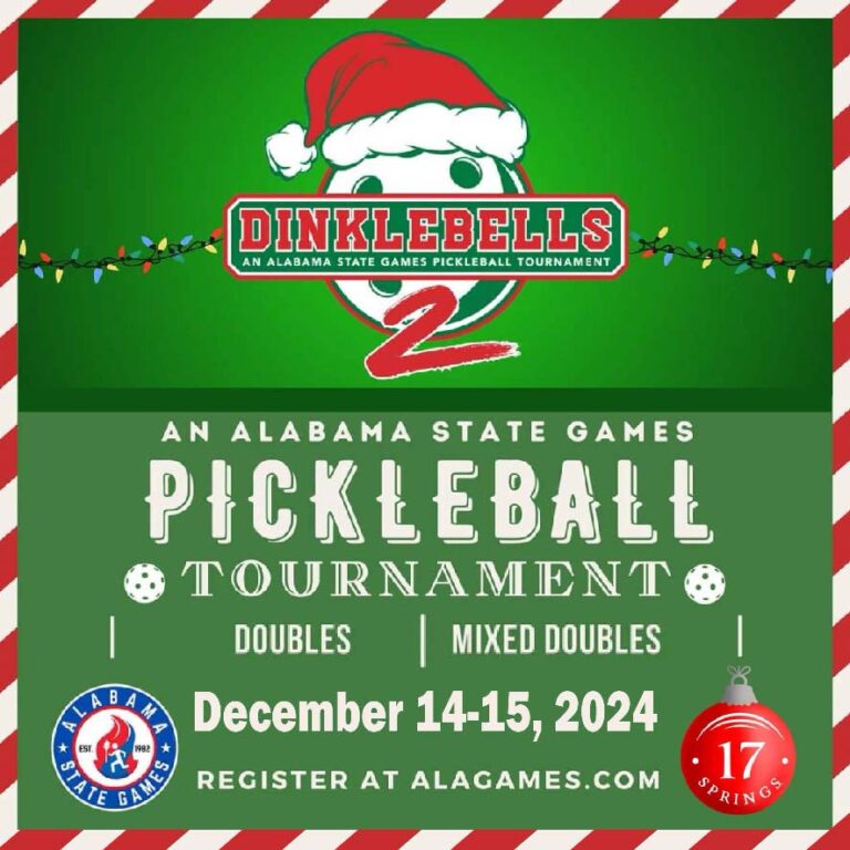 Events from December 7 February 11, 2025 Alabama Pickleball Tournaments